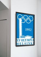 Vintage Posteria Plakát na zeď Olympijské hry v Helsinkách Ne A3 - 29,7x42 cm