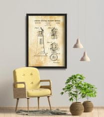 Vintage Posteria Retro plakát Lighthouse Neill Patent USA Ne A2 - 42x59,4 cm