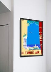 Vintage Posteria Plakát na zeď Tunisa air Ne A4 - 21x29,7 cm