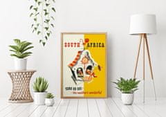 Vintage Posteria Plakát Jižní afrika výstup Ne A4 - 21x29,7 cm