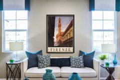 Vintage Posteria Plakát Retro firenze plakát itálie Ne A2 - 42x59,4 cm