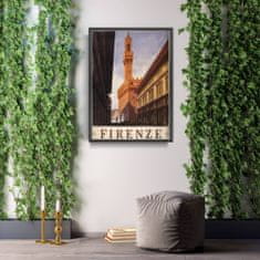 Vintage Posteria Plakát Retro firenze plakát itálie Ne A2 - 42x59,4 cm