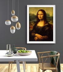 Vintage Posteria Retro plakát Mona Lisa da vinci Ne A4 - 21x29,7 cm