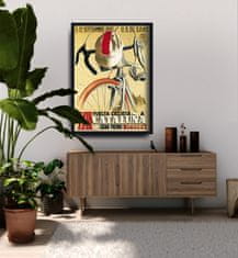 Vintage Posteria Plakát na zeď Plakát Cyklistika Cleveland Ne A2 - 42x59,4 cm