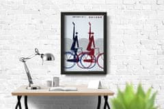 Vintage Posteria Plakát na zeď Cycles Lea Et Norma plakát v retro stylu Ne A4 - 21x29,7 cm