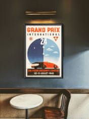 Vintage Posteria Plakát Grand Prix International Spa Francorchamps Stavelot Ne A4 - 21x29,7 cm