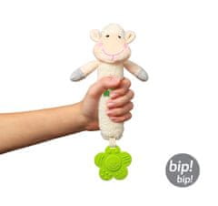 BabyOno Pískací hračka s kousátkem roztomilá ovečka Barva: Zelená