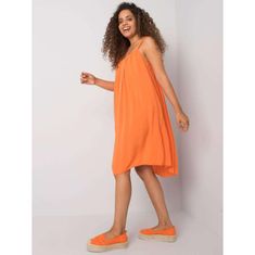 Och Bella Dámské šaty bez ramínek Polinne OCH BELLA oranžové TW-SK-BI-81541.31_372657 M