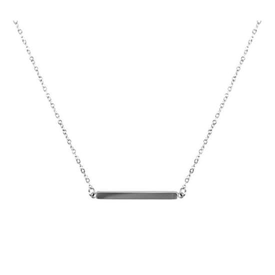 Vuch Elegantní ocelový náhrdelník Silver Trifor