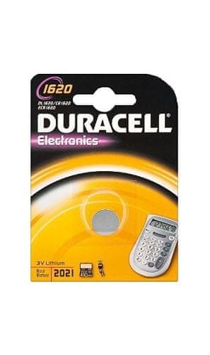 Duracell Baterie CR1620, DL1620, BR1620, KL1620, LM1620, 3V