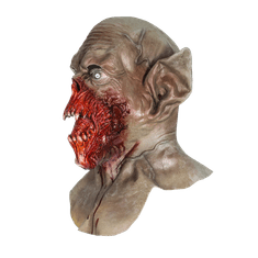 Korbi Profesionální latexová maska, maska Zelený zombie upír