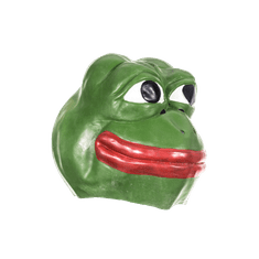 Korbi Profesionální latexová maska, maska Pepe the Frog
