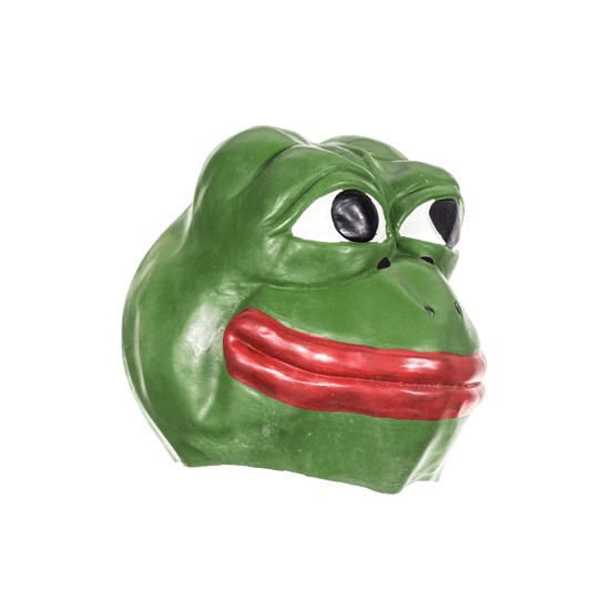 Korbi Profesionální latexová maska, maska Pepe the Frog