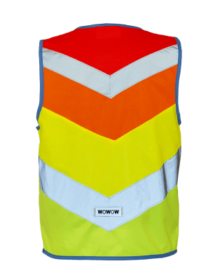 wowow Dětská reflexní vesta RAINBOW JACKET RED COMBO velikost: XS