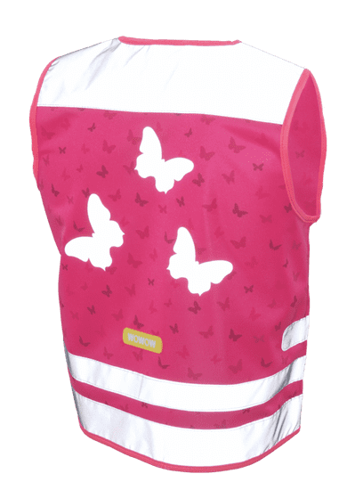 wowow Dětská Reflexní vesta NUTTY JACKET PINK velikost: XS