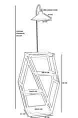 ASIR GROUP ASIR Stojací lampa SEMBOL proutí