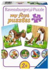 Ravensburger Moje první puzzle Zvířecí rodiny 9x2 dílků