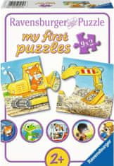 Ravensburger Moje první puzzle Zvířátka na stavbě 9x2 dílků