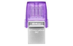 Kingston DataTraveler microDuo 3C USB ključ, USB-C, USB 3.2 Gen 1, OTG, 64 GB (DTDUO3CG3/64GB)