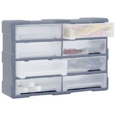 Vidaxl Organizér s 8 velkými zásuvkami 52 x 16 x 37 cm