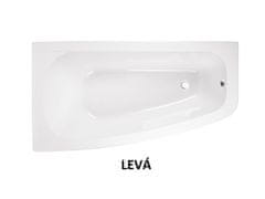 Besco BESCO vana LUNA 150 (1500x800 mm), levé provedení, bez nožiček VANLUN150L - Besco