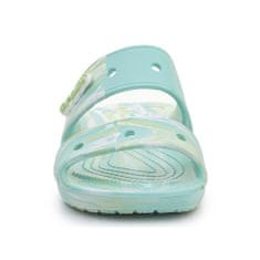 Crocs Pantofle tyrkysové 36 EU Classic Marbled