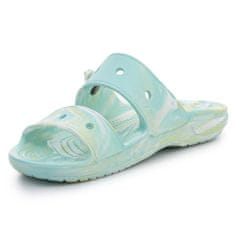 Crocs Pantofle tyrkysové 36 EU Classic Marbled