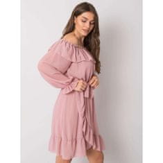 Och Bella Dámské šaty Farren OCH BELLA růžové TW-SK-BI-1203.72P_377469 Univerzální