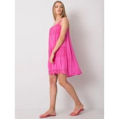 Och Bella Dámské šaty Eunice OCH BELLA růžové TW-SK-BI-81593.28_372746 S