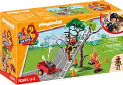 Playmobil 70917 Hasičská akce: Zachraňte kočku! 