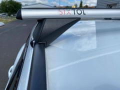 SIXTOL Příčný nosník se zámkem hliníkový ROOF RACK IN 1, 120cm, nosnost 90kg