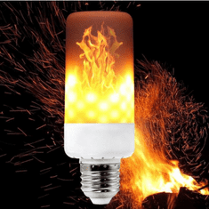 AUR LED žárovka s efektem plamenu