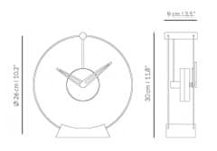 Nomon Designové stolní hodiny Nomon Aire G small 30cm