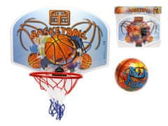 Mikro Trading Basketbalový koš 41 x 31cm s míčem v sáčku