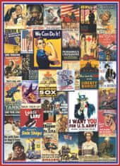 EuroGraphics Puzzle Plakáty z 1. a 2. světové války 1000 dílků
