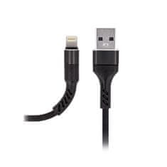 maXlife Nabíjecí kabel MXUC-01 iPhone / iPad / iPod 8-PIN s rychlým nabíjením 2A, černý