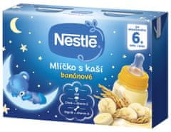 Nestlé Mlíčko s kaší Banánové - 6 x (2x200ml)