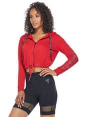 Guess Dámská mikina Caze Cropped Zip-Up Hoodie L