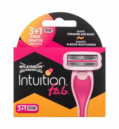 Wilkinson Sword 4ks intuition f.a.b., náhradní břit