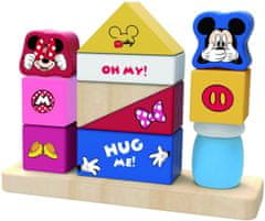 TWM Sada bloků Mickey Mouse Junior 18,5 x 14 cm dřevo, 13 kusů
