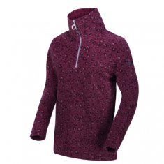 TWM Leelajersej fleece dámský polyester bordeaux / černá mt 36