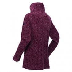 TWM Leelajersej fleece dámský polyester bordeaux / černá mt 36