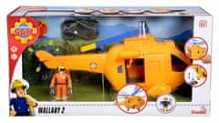 TWM Wallaby 2 vrtulník Fireman Sam 34 cm oranžová