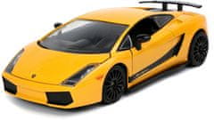 TWM vůz Rychle a zběsile Lamborghini Gallardo 1:24 litá žlutá