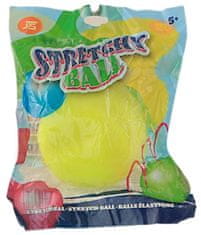 TWM Antistresový míč Stretchy Ball 11 cm, žlutá guma