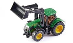 TWM Traktor John Deere 6215R s čelním nakladačem 9,3 cm zelený