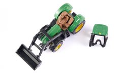 TWM Traktor John Deere 6215R s čelním nakladačem 9,3 cm zelený