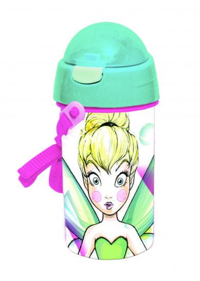 TWM šálek na pití s páskem Tinkerbell 400 ml fialová / tyrkysová