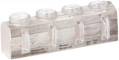 TWM Mason jar panáky 50ml 6cm sklenice 4ks