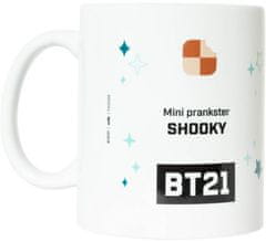 TWM hrnek BT21 Shooky junior 300 ml keramická bílá / modrá